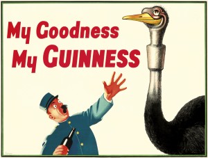 My Goodness My Guinness Original Vintage Poster